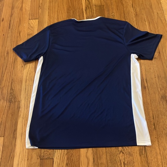 Adidas blue and white climalite tee size large mens - Picture 7 of 7
